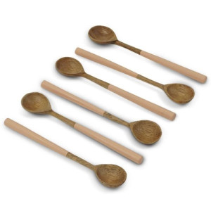 Teelöffel-Set Medan mit Löffelstiel in Rose, 6-Tlg. 64196 KINTA Küchenutensilien