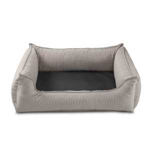 Lounge Hundebett Noble in Beige mit Streifen-Design 75401 Wolters Tierschlafplätze & Decken