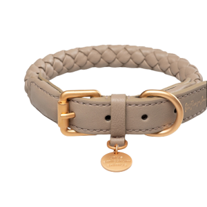 Stylish Collar Ferdi for Dogs in Nude, size L 35504 2.8 design for dogs Accessories