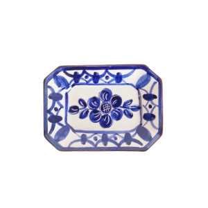 Bol Funchal en Céramique avec Motif Bleu et Blanc 03015 Casa Cubista Vaisselle de Service & Plateaux