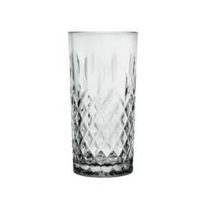 Smokey long drink glass set in transparent gray, 4 pcs. 680100W3  Glasses