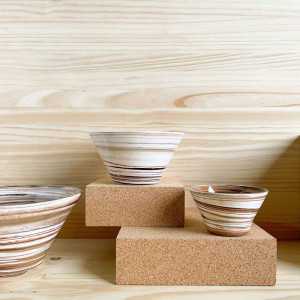 Handgemachte Salatschüssel Terra aus Keramik 02007  Vaisselle de Service & Plateaux