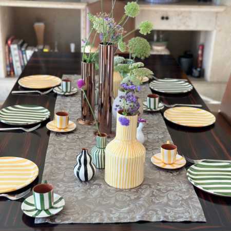 Teller-Set Faro aus Keramik in zwei Farben erhältlich, 2-tlg. 090510-11 Casa Cubista Teller & Schalen