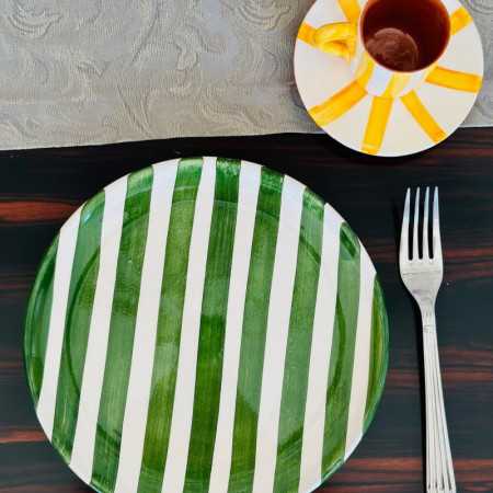 Teller-Set Faro aus Keramik in zwei Farben erhältlich, 2-tlg. 090510-11 Casa Cubista Teller & Schalen