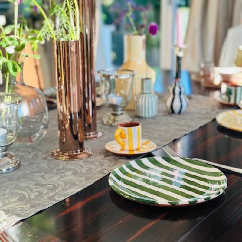 Teller-Set Faro aus Keramik in zwei Farben erhältlich, 2-tlg. 090510-11 Casa Cubista Teller & Schalen