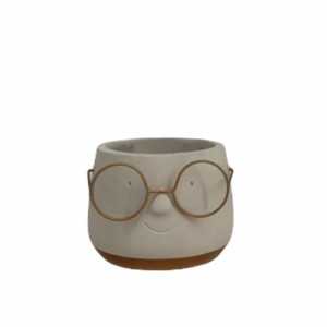 Blumentopf Yoko aus Keramik in zwei Grössen P0331-2 Pineapple Style Pots de Fleurs & Accessoires